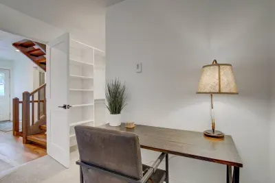 Corner desk work space for the remote workers in your group!