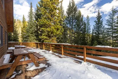 Side porch, great for enjoying fresh air with your morning coffee