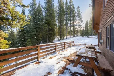 Side porch, great for enjoying fresh air with your morning coffee
