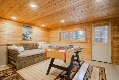 Foosball table and day bed + pullout twin