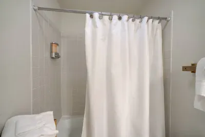 Complimentary shampoo, conditioner, and body wash. 