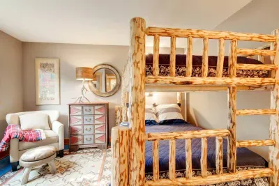 This is our favorite room in the house! Two Queen beds, a relaxing chair, and large closet!