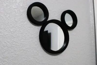- Playful Mickey shaped wall mirror adds whimsical Disney charm to the decor  
- Perfect accent piece to bring a touch of magic to the home’s interior style  
- Fun detail for guests of all ages to enjoy during their stay in comfort