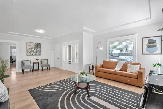 Cozy seating area, ideal for family chats or game night.