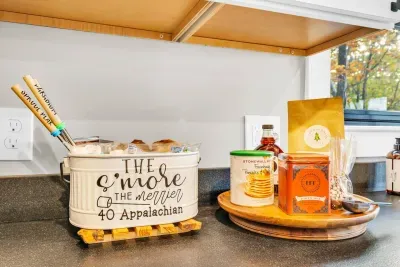 Smores, Coffee Station, Tea Station, and Pancakes!  Who's ready!