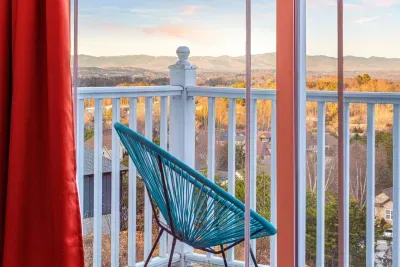 Meditate in comfort as long as you soak in the views from your private deck.