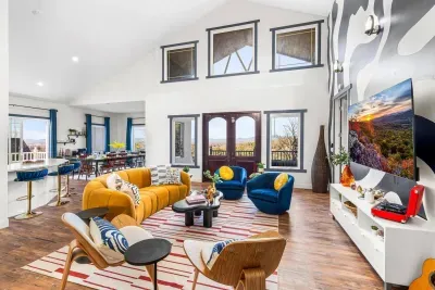 Immerse yourself in breathtaking views, enjoy exceptional amenities, and admire the stunning custom murals that adorn the space!