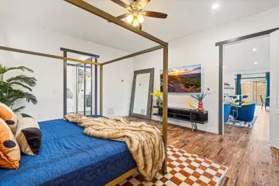 The view from Master Bedroom, allowing total privacy & luxury while still in the center of it all! 