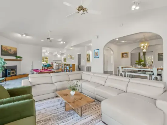 Experience the perfect flow for socializing with everyone under one roof.