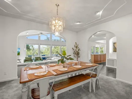 Gather around for unforgettable meals in this bright and airy space.