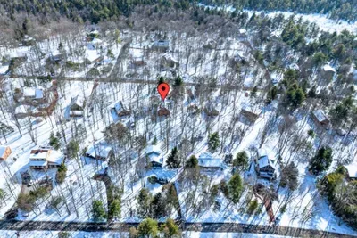 Aerial Shot from Lake Harmony