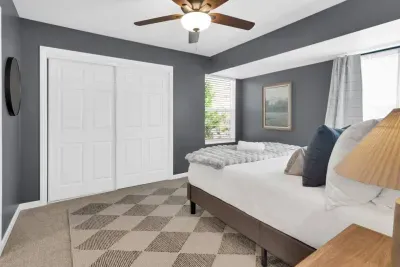 Bedroom 3 (Upstairs) - Queen Size Bed.