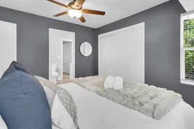 Bedroom 3 (Upstairs) - Queen Size Bed.