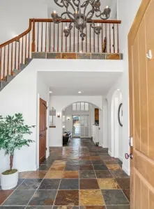 Entry way into the home.