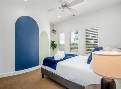Upstairs Bedroom - One Queen Bed.