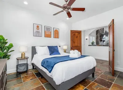 Downstairs Bedroom - One Queen Bed