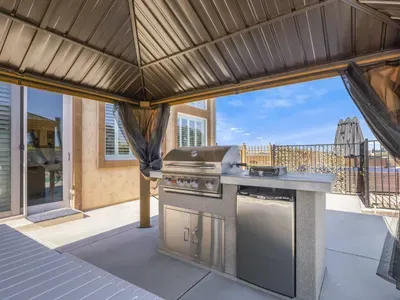 Outdoor BBQ.