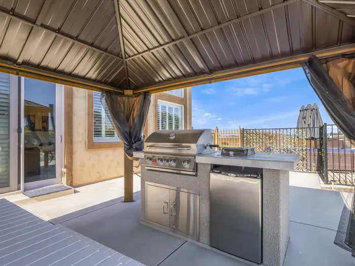 Outdoor BBQ.