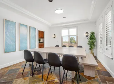 Dining room that can seat 16.