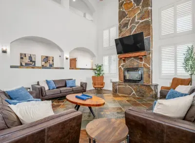 Living room with TV