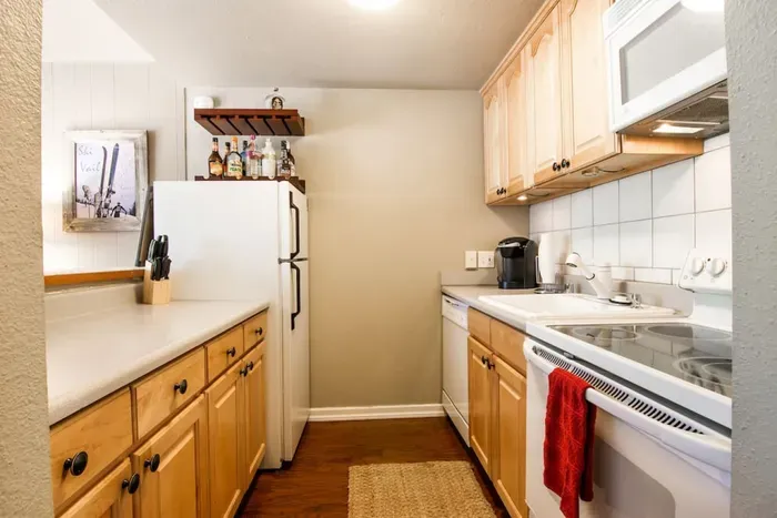 Fully stocked kitchen