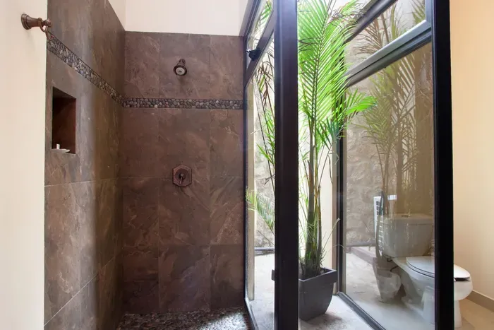 Main master shower & bathroom