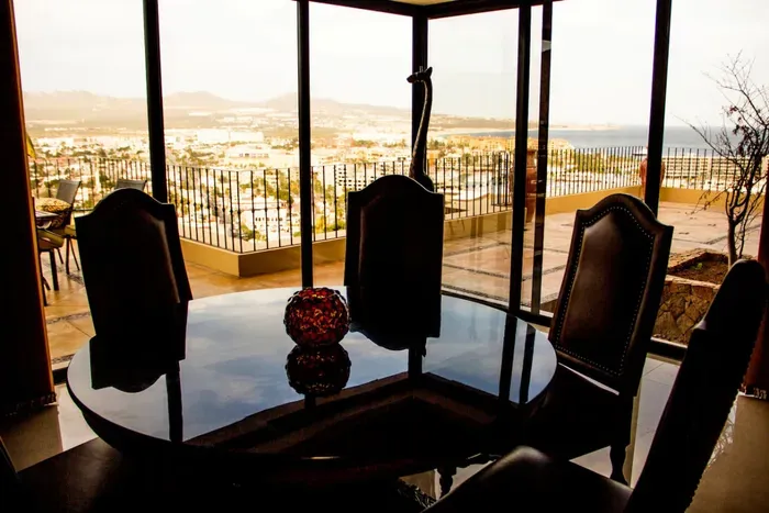 The view from the dining room