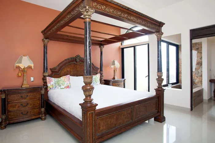 comfortable and peaceful master bedroom 2.  w/ queen size bed