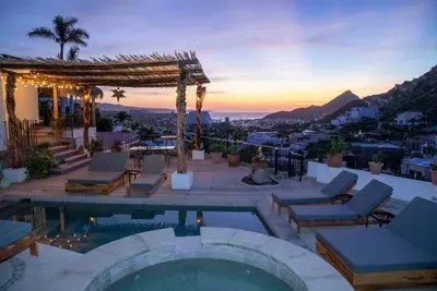 Villa Felicidad Panoramic Views & Steps 2 Cabo Fun