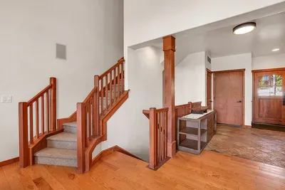 Privacy & Convenience: Retreat to your private sanctuary in the primary ensuite upstairs, complete with luxurious amenities. Meanwhile, two cozy guest bedrooms, a Jack and Jill bathroom, and a convenient laundry room await downstairs