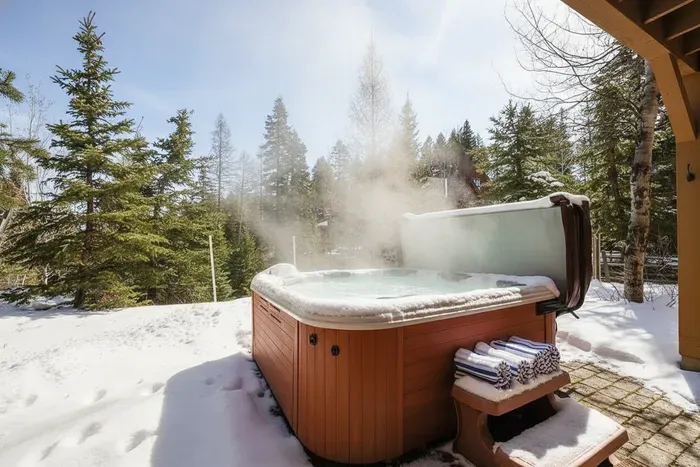 Starry Nights & Soothing Waters: Enjoy the hot tub under a blanket of stars, with the forest as your backdrop. It's a magical way to end your day at Timberline Lodge.