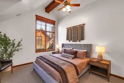 Ultimate Relaxation Retreat: The primary suite offers a serene escape with a plush king bed and a spa-like ensuite bathroom. Perfect for unwinding after a day of adventure.