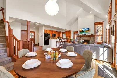 Gather Around: The heart of the home, this space is where memories are made, from cozy chats by the fire to lively game nights at the dining table. 🏡🎲 Ready to make some memories?