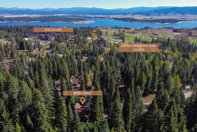 Bush Lodge at the top of Tamarack: classic alpine lodge wrapped in forest. Enjoy easy trail and road access to everything Tamarack has to offer
