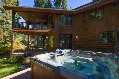 After lake days, the hot tub is non‑negotiable