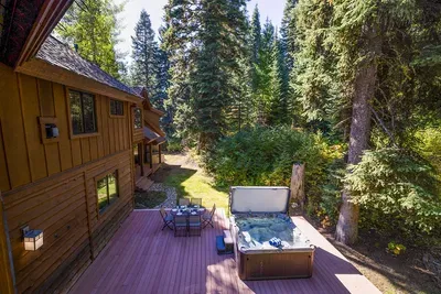 Deck seating for slow mornings, sunny afternoons, and long evenings.