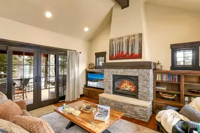 Pour a warm drink and curl up in front of the fireplace with a good book