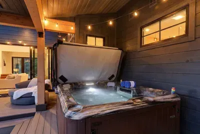 After lake days, the hot tub is non‑negotiable.