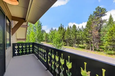 Get a bird's eye view of the neighborhood from the upper balcony