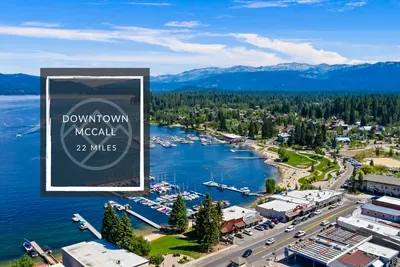 Around Town: McCall is about 22 miles from Knotty Pines, making it an easy day trip for lakefront restaurants, shops, breweries, and extra adventures before you head back to the quiet of the cabin in the pines