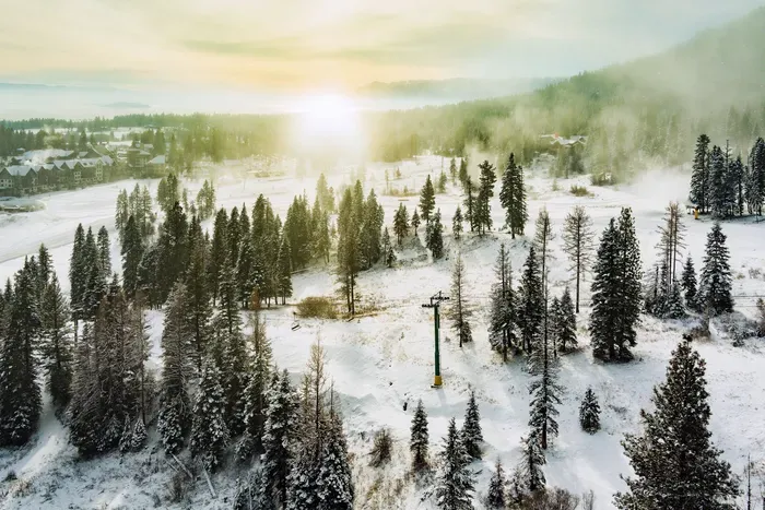 Around Tamarack Resort: It's easy to get first-tracks when staying so close to Tamarack Resort