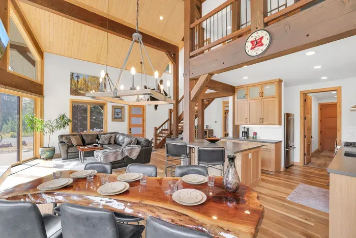 Not only is this the ultimate space for entertaining, the main floor also offers a half bath, laundry room, and mudroom