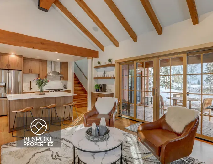 Osprey View is the ultimate combination of location + luxury, centrally situated golf course-front in the heart of Tamarack Resort. The glass french doors let in so much extra light, and provide stunning views of the championship Osprey Meadows golf course and Lake Cascade