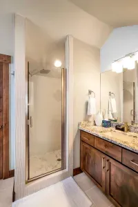 Every bedroom has its own ensuite bath for no‑stress mornings.