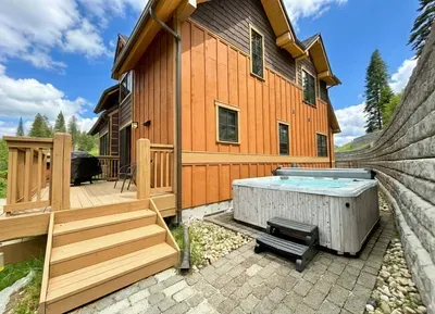 Relax and Recharge: After a thrilling day on the slopes, soak your cares away in your private hot tub—because you've earned it