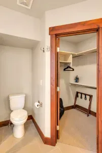 No need to pack light--Enjoy the convenience of a large walk-in closet, perfect for storing all your gear