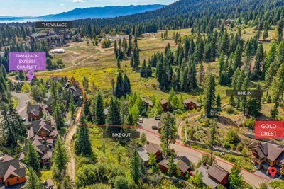 Bike‑in/bike‑out convenience straight to Tamarack’s summer trails.