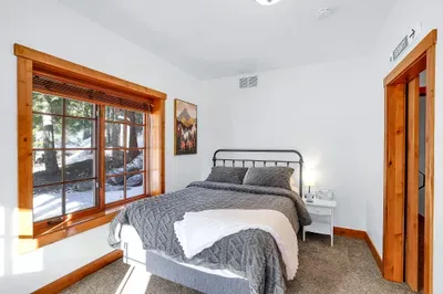 Extra bedroom for friends who always say “just one more day.”
