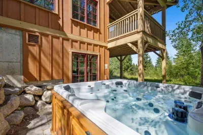 Après all day in your own private hot tub