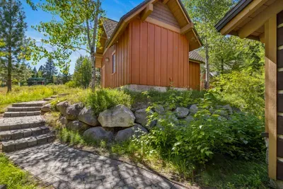 View from the front door of your detached garage